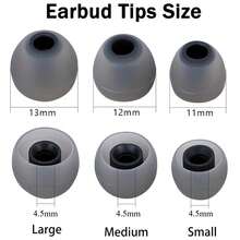 18Pairs Soft Silicone Earbud Tips, Universal Replacement Covers With 4.5-6.5mm Inner Hole, Made Of High-Quality Soft Silicone, Available In Multiple Colors And Sizes, Comfortable And Secure Fit For Most In-Ear Headphones - View 7