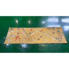 1 pieza Alfombra de pasillo/entrada de lujo con patrón clásico de flores y pájaros amarillo cálido lavable, felpudo de bienvenida, alfombra, tapete de piso, felpudo de exterior, alfombra de cocina, decoración del hogar, felpudo de puerta principal, alfombra pequeña de área, tapete de exterior, decoración del hogar, alfombra de área, alfombra de jardín, alfombra lavable - Multicolor - Ver 3