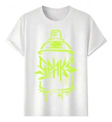 Spray Can Graffiti Art T-Shirts - 白色 - 查看 1