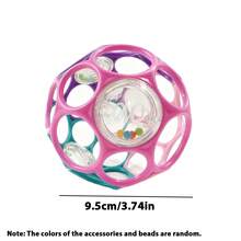 Best Newborn Gift: Soft Grip Ball Rattle - Sensory Development Toy To Exercise Hand Grip Strength - Multicolor - View 18