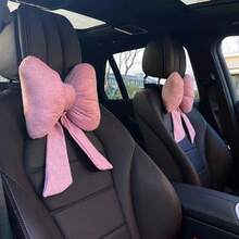 1個符合人體工學的汽車頭枕腰頸枕 - 舒適聚酯纖維材質，提升駕駛體驗，汽車枕頭，女性汽車配件 - 均碼 - View 20