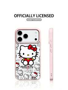 Miniso 1件裝 Sanrio 磁吸充電手機殼，夏季時尚手機殼，節日禮物，盒裝，適用於 iPhone 17 17Air 17pro 17promax 11 12 13 14 15 16pro 16promax 14Plus 15Plus 16Plus 15promax 16pro 16promax XR - 粉紅色2 - 查看 8