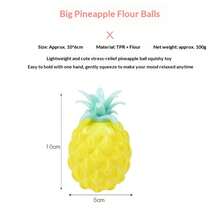 1pc Popular Stress Relief Toy: Maltose & Pineapple Shaped Slow Rebound Squeeze Toy, Macaron Color, Light Clay Flour Texture, Ideal Gift For Classmates And Friends - Multicolor - View 3