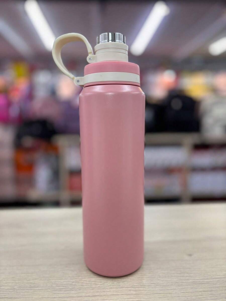 Stainless Steel Bottle With Spout, 800ml Or 600ml. - ROSA - View 1