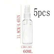 4pcs 30ml Refillable Spray Bottles, Portable Reusable Fine Mist Sprayer Bottles, Travel Size Cosmetic Sample Spray Containers - Clear - View 13