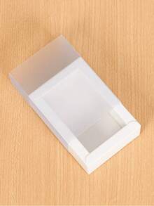 Caja de cajón de acrílico transparente personalizada | Caja de regalo de caramelos con lámina de oro para bodas y fiestas | Caja de embalaje con logotipo - Multicolor - Ver 10