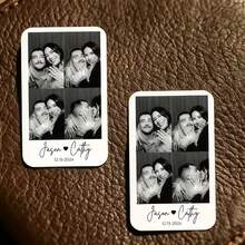 1pc Customized Wallet Card, Couple Photo Card, Personalized Wallet Insert Card, Perfect Gift For Husband, Boyfriend Or Partner, Birthday Gift, Father's Day Gift - Multicolor - View 4