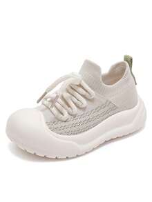Unisex Athletic Shoes, Soft Sole Slip-On Casual Shoes, Breathable And Comfortable, Easy-On Casual Shoes. - Beige - View 5