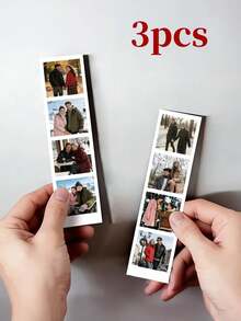 Personalized Photo Fridge Magnets, Photo Magnetic Stickers, Customized Photo And Text Fridge Magnets, Customized Photo Fridge Magnet Set - Durable Magnetic Backing - Home Decor Gift, Suitable For Photo Gifts, Anniversary Gifts And Party Decorations - Multicolor - View 10