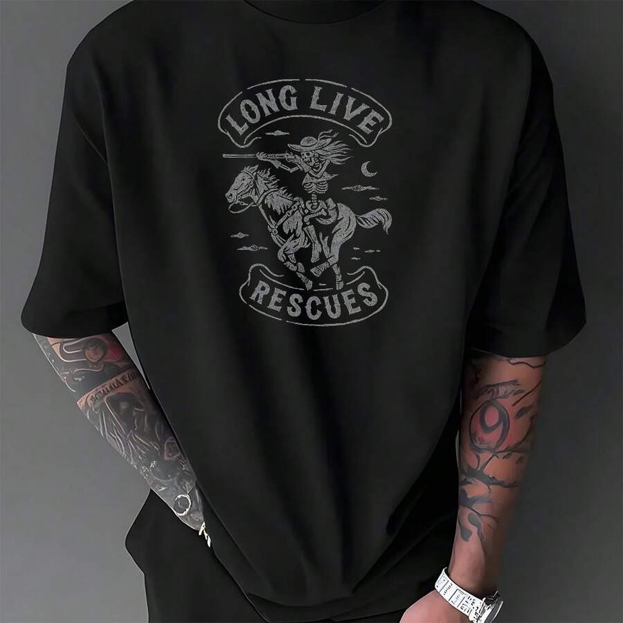 Camisetas de hombre - Negro - Ver 1