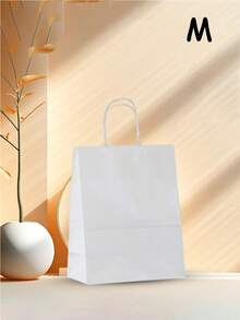 1pc Customized Photo Birthday Gift Bag, Customized Event Soft Gift Bag, Birthday Celebration Soft Paper Bag, Customized Text Party Gift Bag, Birthday Paper Bag - Multicolor - View 8