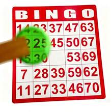 200pcs Bingo Counting Chips, 19mm Bingo Game Tokens, 100pcs Transparent Counting Game Chips, Transparent Plastic Math Markers & Classroom & Mixed Color Bingo Game Chips Bingo Cards - Multicolor - View 3