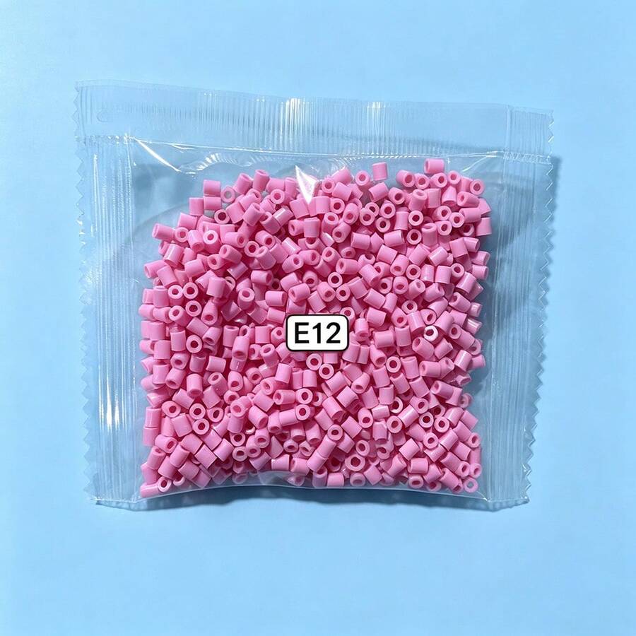 1000pcs/Pack Fusion Beads Refill Pack 2.6mm Refill Pack 1000pcs 3D Perler Beads Set, For DIY Handmade Jewelry Making Materials - High Quality Pixel Beads, Suitable For Creative Crafts - E12 - View 1