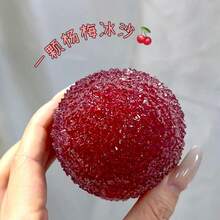 1pc Crystal Convex Ball Squeeze Stress Relief Toy, TPR Textured Squeeze Toy, Bayberry/Candy Ball Shaped Stress Relief Toy, Soft Anxiety Relief Fidget Toy, Suitable For Adults, Office Home Party Gift, Desktop Decoration Ornament, Suitable For 14 Years And Above - Multiple Styles - View 10
