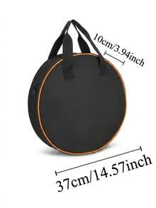 Heavy Duty Round Tool Bag With Zipper Closure – Portable Storage Organizer Made Of Durable Fabric, Suitable For RV, Gardening And Workshop Tool Storage. Compact Round Design Can Hold Cables, Chargers And Small Tools, Portable Tool - Multicolor - View 4