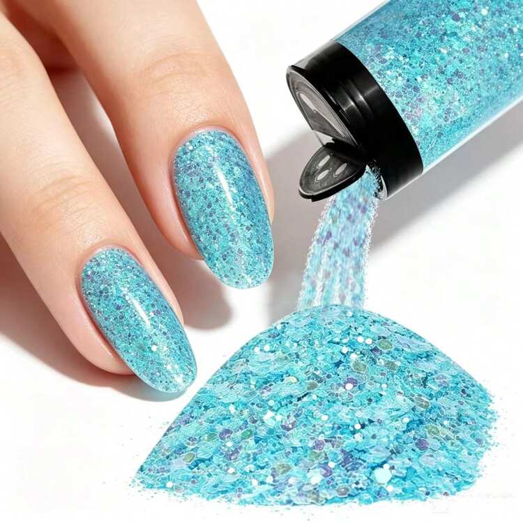 ホログラフィック チャンキーネイルグリッター 120ML チャンキー