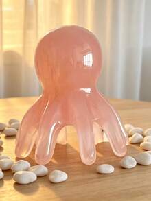 1pc Portable Octopus Wide-Tooth Massage Comb 7.5*6cm Handheld Scalp Massager, Relieve Tension, Relax Scalp - Multiple Styles - View 5