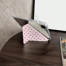 1個淡粉色波點平板翻蓋保護殼，附筆槽，適用於 iPad 10代 10.9 吋 2022/Air 13(M3 2025)/Air 11(M3 2025)/11(A16 2025)/Galaxy Tab S10+/S9/A9/ 5/5PR/6/6PRO/7/7PRO/ Pad/ Matepad/Honor Pad - 彩色 - 查看 2