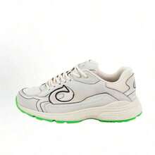 B30 Men's Printed Breathable  CD Sneakers, Dad Shoes, Height-Increasing Outdoor Casual Shoes - Gray - 查看 2
