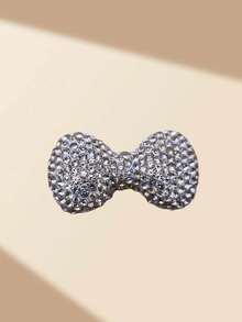 White Pink Rhinestone Phone Case Decoration Pendant, Luxury Bow Decoration, Cute Girl Handmade Hair Clip, Refrigerator Magnet Accessories, Shiny Storage Box, Makeup Mirror, DIY Crafts, Flatback Scrapbook Bow Pendant (Due To Shooting Angle And Image Magnification, There May Be Some Differences In Size Between The Actual Product And The Picture.) - Multicolor - View 9