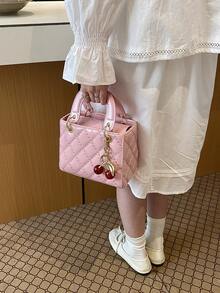 Dedoo 小眾高端 Dafei 女款包 2026 時尚輕奢熱銷新款刺繡包，手提包、單肩包與斜挎包，適用於度假、旅行、通勤、送禮、派對、新娘包 - 粉色 - 查看 5