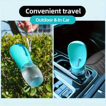 1pc Portable Pet Water Bowl Drinking Cup, Suitable For Dogs And Cats, Leak-Proof Puppy Water Bowl Dispenser, Outdoor Pet Water Feeder Cup Supplies, Outdoor Travel Water Bottle Dog Outing Supplies - Multicolor - View 6