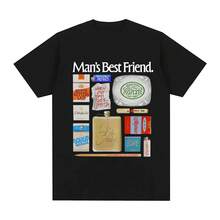 Camiseta del mejor objetivo amigo para Hombre, camiseta del mismo estilo del cantante de verano, Ropa coreana para Hombre, Tops transpirables frescos de verano - Multicolor - Ver 1