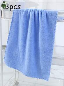 1/3pcs Coral Fleece Towels,Multiple Colors Available. Highly Absorbent, Lint-Free, And Oil-Resistant (Not Machine Washable). Suitable For Use In The Kitchen, Bathroom, And For General Household Cleaning. - Multicolor - View 15
