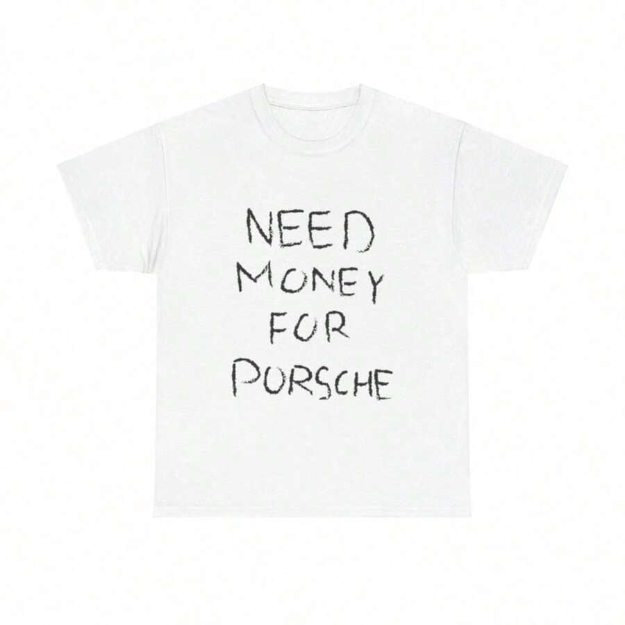 Need Money For A T-Shirt, Baggy Fit Graphic Tee, 90s Oversized Shirt, T-Shirt, Y2K Tee, Vintage T-Shirt - 魏斯 - 查看 1