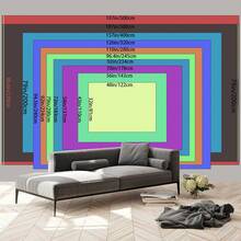 2D Flat Glow-In-The-Dark Tapestry, Sacred Geometry Lotus Nebula Pattern Wall Decor, Suitable For Bedroom, Living Room And Office. Cosmic Theme Style Game Room Decor, Holiday And Party Decor, College Dorm Decor - Multicolor - View 3