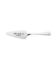 1-2pcs Custom Personalized Wedding Cake Cutting Set With Forks For Bridal Shower.Engraved Cake Cutter Serving Set.Cake Server Knife Set Stylish, Adorable, Colorful Custom, Personalized, Unique Ideal Gifts For Her Friends, Workers - Multicolor - View 8
