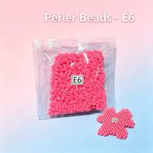 1000顆/包 Fusion Beads 拼圖補充珠 2.6mm 1000顆 3D拼圖珠組，DIY手工珠寶製作材料，高品質像素拼圖珠，適合創意手工藝 - E6 - 查看 2