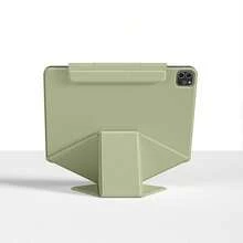 智能翻蓋保護殼，適用於 iPad A16 11代 2026 Air 11 M3 M4 M5 Pro 13 12.9 4代 5代 Mini A17 Pro，磁吸式 - Tender Green - 查看 8