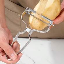 Stainless Steel Peeler, Multi-Function Kitchen Tool With Sharp Rotating Blade, Suitable For Peeling Vegetables And Fruits - Multicolor - View 12