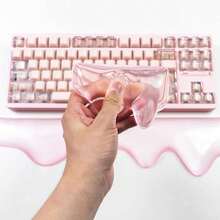 Gel Keyboard And Mouse Wrist Rest Set - Keyboard Wrist Pad And Mouse Support Pad For Office And Gaming, Ergonomic Comfortable Pain Relief For Computer Laptop, Multiple Colors Available - View 5
