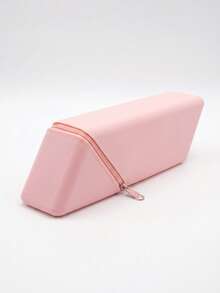 1pc Customized Name Pencil Case, Personalized Name Printing, Triangular Standing Design, Perfect Gift Choice For Students, Back To School, Birthday And Graduation Season - Multicolor - View 10