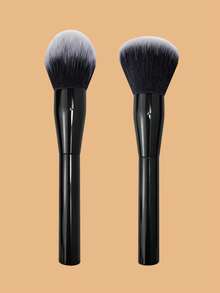 1/2pcs Large Loose Powder Brush, Specialized Brush For Powder Cosmetics, Women's Makeup Brush, Portable - Black - View 8