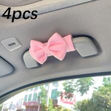 4pcs/2pcs/1pc Car Roof Bow Handle Protective Cover, Car Door Handle Protective Cover, Car Interior Decoration, Passenger Armrest, Car Interior Handle Protective Cover - A - View 16