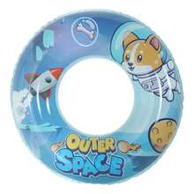 Inflatable Donut Lifebuoy Float For Swimming Pool 90cm - Baby Blue - View 6