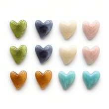 3pcs/6pcs/12pcs, Heart-Shaped Fridge Magnets, Personalized Fridge Magnets - Creative Decorative Magnetic Stickers, Suitable For Home Decor And Gifts, Kitchen Decor, Room And Office Decor, Birthday Gifts - Multicolor - View 1