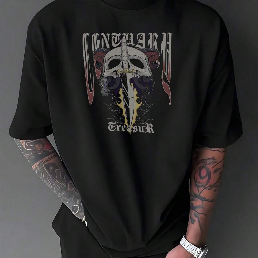 Men T-Shirts - Black - View 1