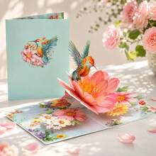 3D Pop Up Flower Greeting Cards Wedding Card Anniversary Thanksgiving Valentine's Day Birthday Gift Handmade Thank You Cards - mariposas margarita - Ver 5