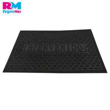 Tapete Bienvenido De Entrada Antideslizante Para Puerta, Alfombra Bienvenido Antideslizante - Negro - Ver 3