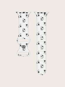 Tali Jam Tangan Silikon Motif Apple Panda - MultiWarna - View 3