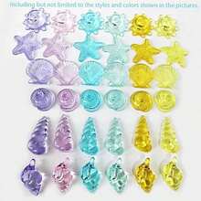 Creative New Mini Realistic Starfish And Seashell Shaped Decorative Ornaments, Suitable For Home, Pool And Aquarium Decoration - Multicolor - View 2