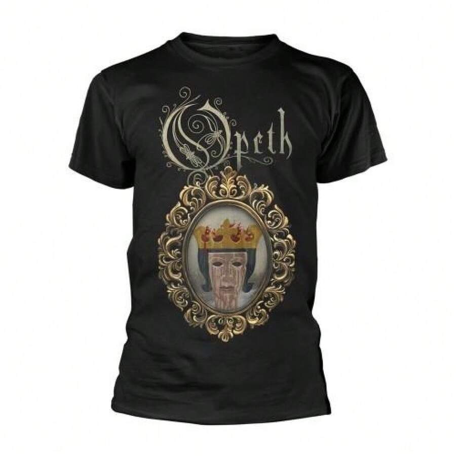 Opeth Unisex Adult T-Shirt With Crown Design - 黑色 - 查看 1