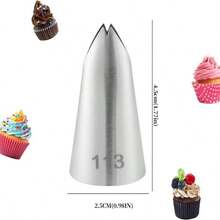 Stainless Steel Piping Tips Set, Reusable Cake Decorating Nozzles For Frosting, Cupcakes, Cookies And Pastries, DIY Baking Tools & Kitchen Essentials - Multicolor - View 9
