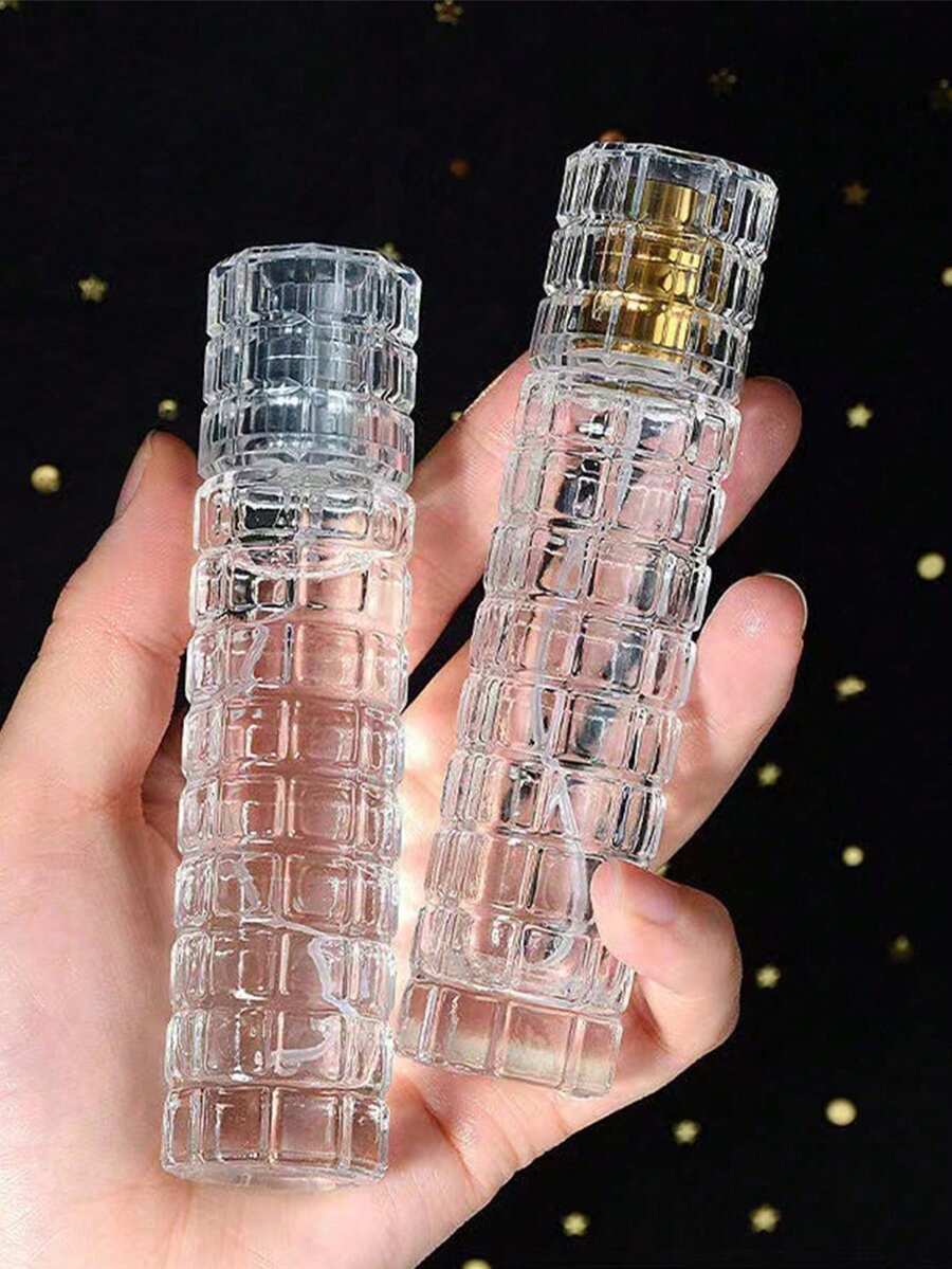 玻璃香水噴霧瓶,可重複使用香水噴霧瓶 - 可填充且可重複長期使用,旅行容器,旅行必備,大容量便攜,適用於海灘、夏季假期、返校旅行收納,適用於派對、商務旅行、購物、露營、度假和其他戶外使用空香水瓶 - 彩色 - 查看 1