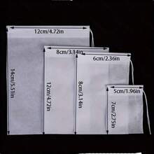 100/200/400pcs Non-Woven Fabric Bags, Multiple Sizes To Meet Different Needs, Drawstring Non-Woven Fabric Disposable Tea Bags, Medicine Bags, Herbal Decoction Bags, Coffee Filter Bags, Kitchen Accessories - White - View 12