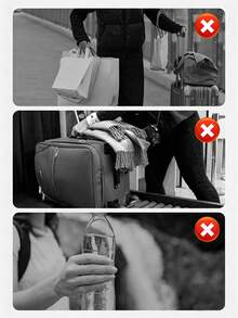 2-In-1 Adjustable Luggage Strap With Lock Buckle, Multifunctional Quick Release Fastener, Lightweight Travel Accessory, Suitable For Suitcases And Backpacks - Multicolor - View 3